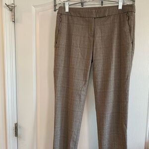 The Savile Row Co. Brown Plaid Pants Womens 8